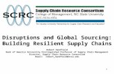 Disruptions and Global Sourcing: Building Resilient Supply Chains
