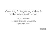 Creating Integrating Video