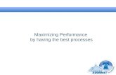 Maximizing Performance by Having the Best Processes