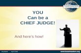Chief judge training summer 2013
