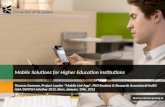 Mobile Solutions for Higher Education Institutions