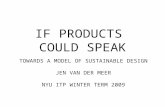 If Products Could Speak Jan 26 2009