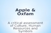 People and organisations presentation oxfam apple