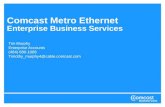 Comcast metro ethernet enterprise services overview