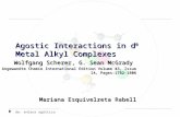 Agostic Interactions in d 0 Metal Alkyl Complexes de: enlace agóstico Wolfgang Scherer, G. Sean McGrady Angewandte Chemie International Edition Volume.