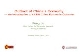 Lu Feng Chinas Outlook And Ccer Ceo