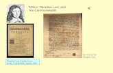 Milton and paradise lost audio annotations