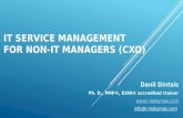 IT Service management for non-IT managers (CEO and others)
