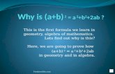 Why is (a+b)2 = a2+b2+2ab