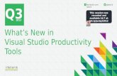 What's New in Visual Studio Productivity Tools Q3 2012