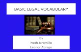 Basic legal vocabulary