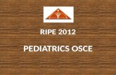 RIPE 2012 Pediatrics OSCE