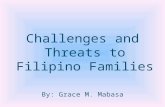 Challenges and Threats to  Filipino Families