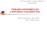 Terapia Sistemica in Cancerul Colorectal