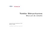 Tekla Structures - Manual de Detalle