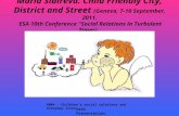 Child Friendly City, District and Street