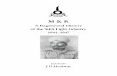 A Regimental History of the Sikh Light Infantry 1941-1947