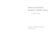 Daniel Shanks - Solved and Unsolved Problems in Number Theory (2Nd Ed), 1978