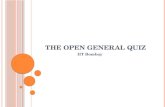 The Open General Quiz IITB - Elims