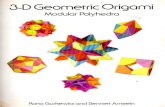 3-D Geometric Origami - Modular Polyhedra
