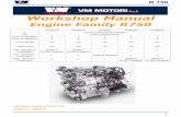 VMMotori R750 Work Shop Manual