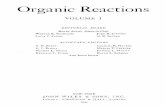 Organic Reactions - Vol 1 - Adams
