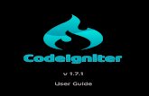 CodeIgniter UserGuide v171
