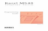 Karel Telefon Santrali MS48-Prog