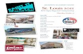 ST. LOUIS TRIP ITINERARY