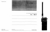 Manual Icom IC-M7