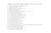 1000 English Proverbs and Sayings Adobe PDF