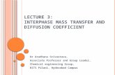 MASS TRANSFER Coefficient and Inter Phase Mass Transfer