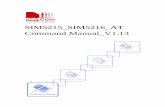Sim5215 Sim5216 at Command Manual v1 13