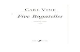 Vine - Five Bagatelles for Piano