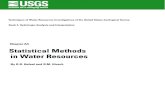 Statistical Methods in Water Resources Book