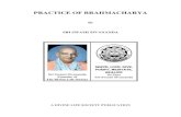 Practice Brahmacharya