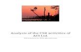 CSR Activities of ACI Limited