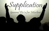 Daily Supplications - Islamic Invocation / everyday DUA