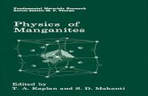 Physics of Manganites