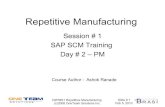 Repetitive Manufacturing Demo