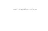 The Lost Writings of Wu Hsin Volume Four: Recognition of the Obvious (Sample)