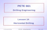 14. Horizontal Drilling