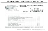 Manual de Servicio Sharp AL-2030, 2040cs, 2050cs