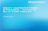 Bnef 13-05-2011 Next-generation Ethanol in India