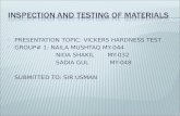 Vickers Test Presentation