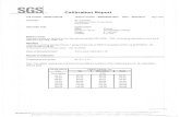 Calibration & Measurement Report 0001