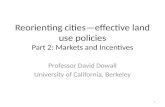 Prof David Dowall- "Reorienting cities- Effective Land Use Policies_Part 2"