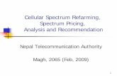 Cellular Spectrum Allocation and Pricing Final Draft Nepal