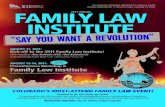 2011 Annual Family Law Institute
