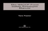 The HACCP Food Safety Employee Manual 0471781827